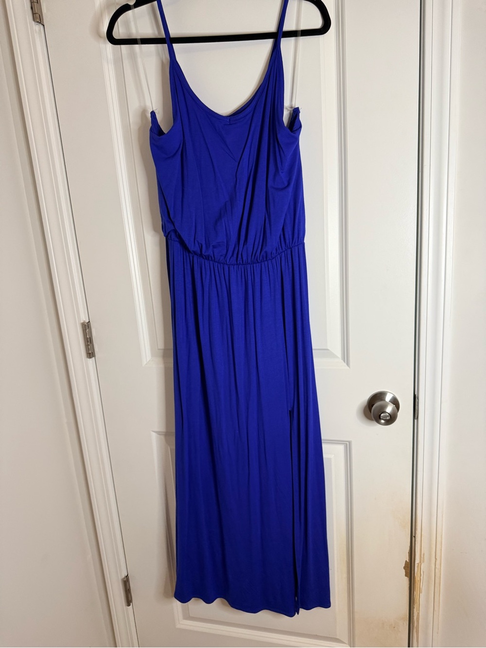Olivia Rae Royal Blue Spaghetti Strap Maxi Dress